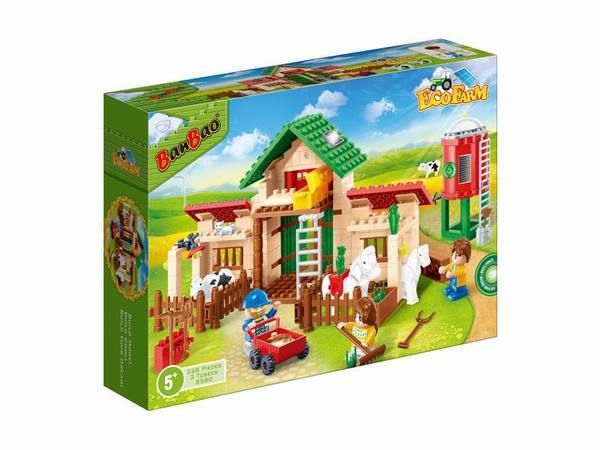Конструктор Ферма, 328 деталей  Banbao (Банбао)