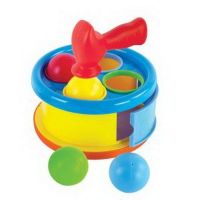 Жирафики 633053 Сортер "Бей в барабан", 2 режима игры