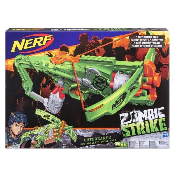 Hasbro B9093 Бластер-арбалет НЁРФ Зомби Страйк "Аутбрейкер"