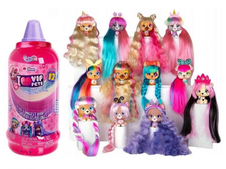 IMC Toys 711709/1-wV Фигурка IMC Toys VIP Pets Модные щенки, 12 видов в коллекции (лиловые крышки) IMC Toys 711709/1-wV Фигурка IMC Toys VIP Pets Модные щенки, 12 видов в коллекции (лиловые крышки)