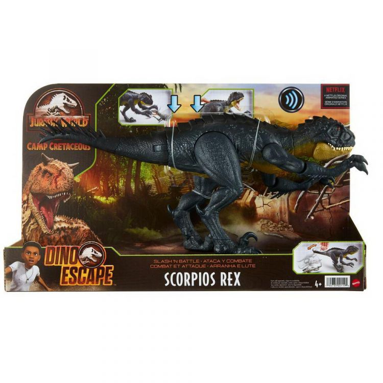 Mattel HBT41 Фигурка Mattel Jurrasic World Хлопающий Скорпиос Рекс Mattel HBT41 Фигурка Mattel Jurrasic World Хлопающий Скорпиос Рекс