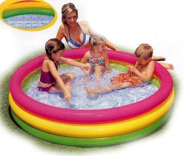 Бассейн надувной "Sunset Glow Pool" 114х25см. (от 3-х лет) (Китай)