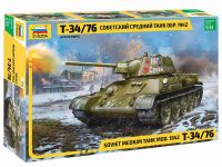 Звезда (ZVEZDA) 3686з Сборная модель ZVEZDA Советский средний танк Т-34/76 1942 г. 1:35