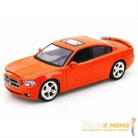 Motormax 73354 Коллекционная модель машины 2011 Dodge Charger R/T, 1:24, оранжевая