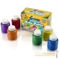 Crayola 54-5000 Краски с металлическим эффектом в баночках, 6 цветов