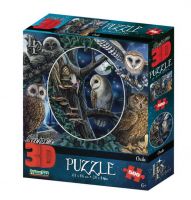 Prime 3D 32524-SBM Пазл 3D 500 Коллаж "Совы»