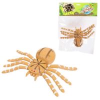 ABtoys (АБтойс) PT-01750 Фигурка Abtoys Юный натуралист Пауки Паук песочный с черно-белым рисунком, термопластичная резина