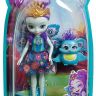 Mattel DYC76 Энчантималс Кукла Пэттер Павлина с любимой зверушкой, 15 см