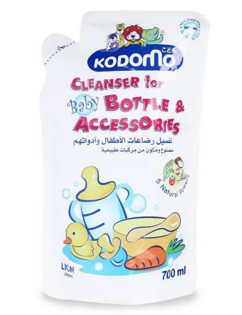 Lion Kodomo 016989 Средство для мытья детских бутылок и сосок, в мягкой упаковке, 700 мл, Тайланд