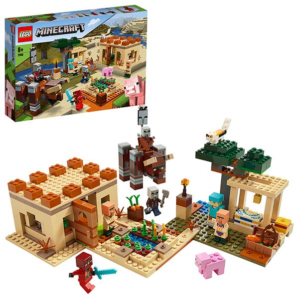 Lego Minecraft 21160 Конструктор Лего Майнкрафт Патруль разбойников, 562 детали