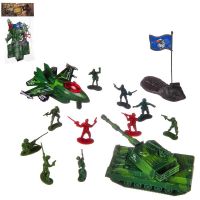 ABtoys (АБтойс) PT-01441 Игровой набор Abtoys Боевая сила Танк и истребитель с акссесуарарми, в пакете