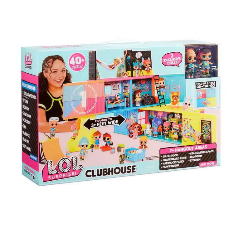 LOL Surprise 569404 Игровой набор LOL SURPRISE Clubhouse Playset Кукольный дом с мебелью и куклами LOL Surprise 569404 Игровой набор LOL SURPRISE Clubhouse Playset Кукольный дом с мебелью и куклами