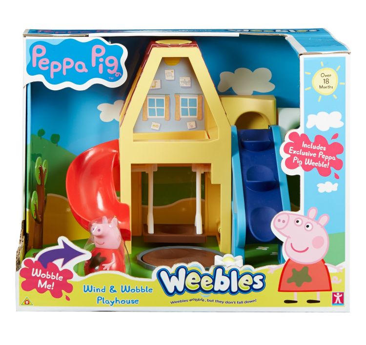 Peppa Pig 28795 Игровой набор Площадка Пеппы-неваляшки с фигуркой Пеппы