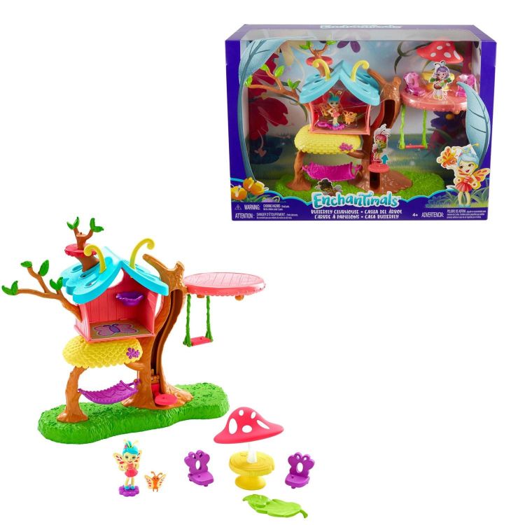 Mattel GBX08 Enchantimals Petal Park Игровой набор Домик бабочек