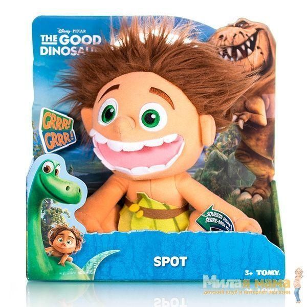 Good Dinosaur 62202 Хороший Динозавр Мягкая игрушка Говорящий Спот, 15 см