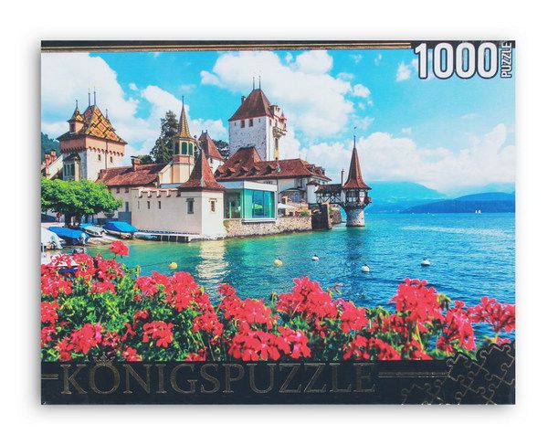 Konigspuzzle КБК1000-6490 Пазлы Замок у воды, 1000 элементов
